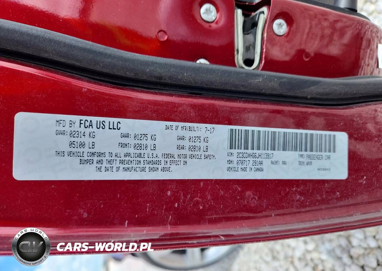 2018 Dodge Charger Sxt Plus VIN:2C3CDXHG6JH113917 - 12