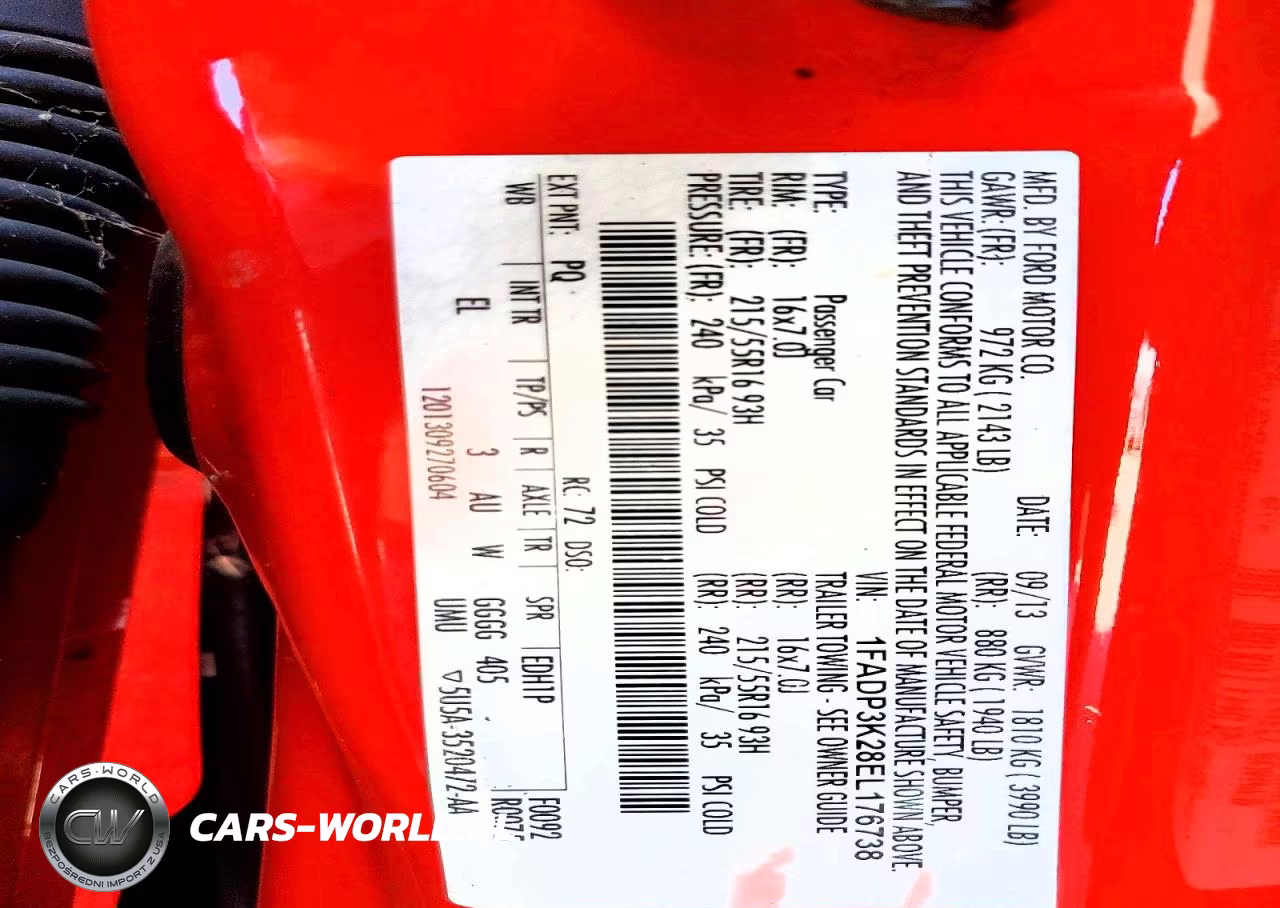 2014 Ford Focus Se VIN:1FADP3K28EL176738 - 12