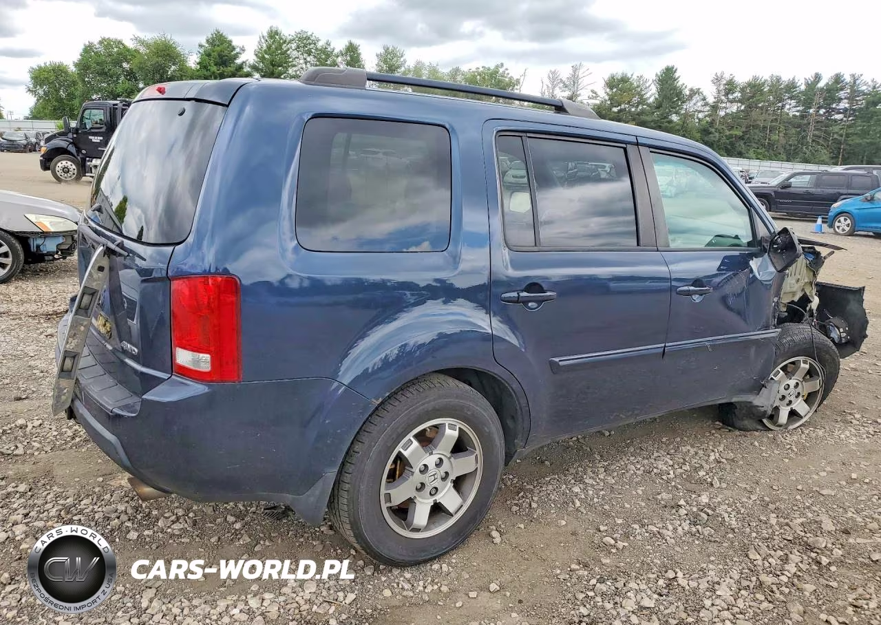 2009 Honda Pilot Ex VIN:5FNYF48449B027572 - 3