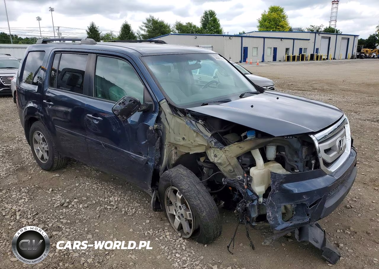 2009 Honda Pilot Ex VIN:5FNYF48449B027572 - 4