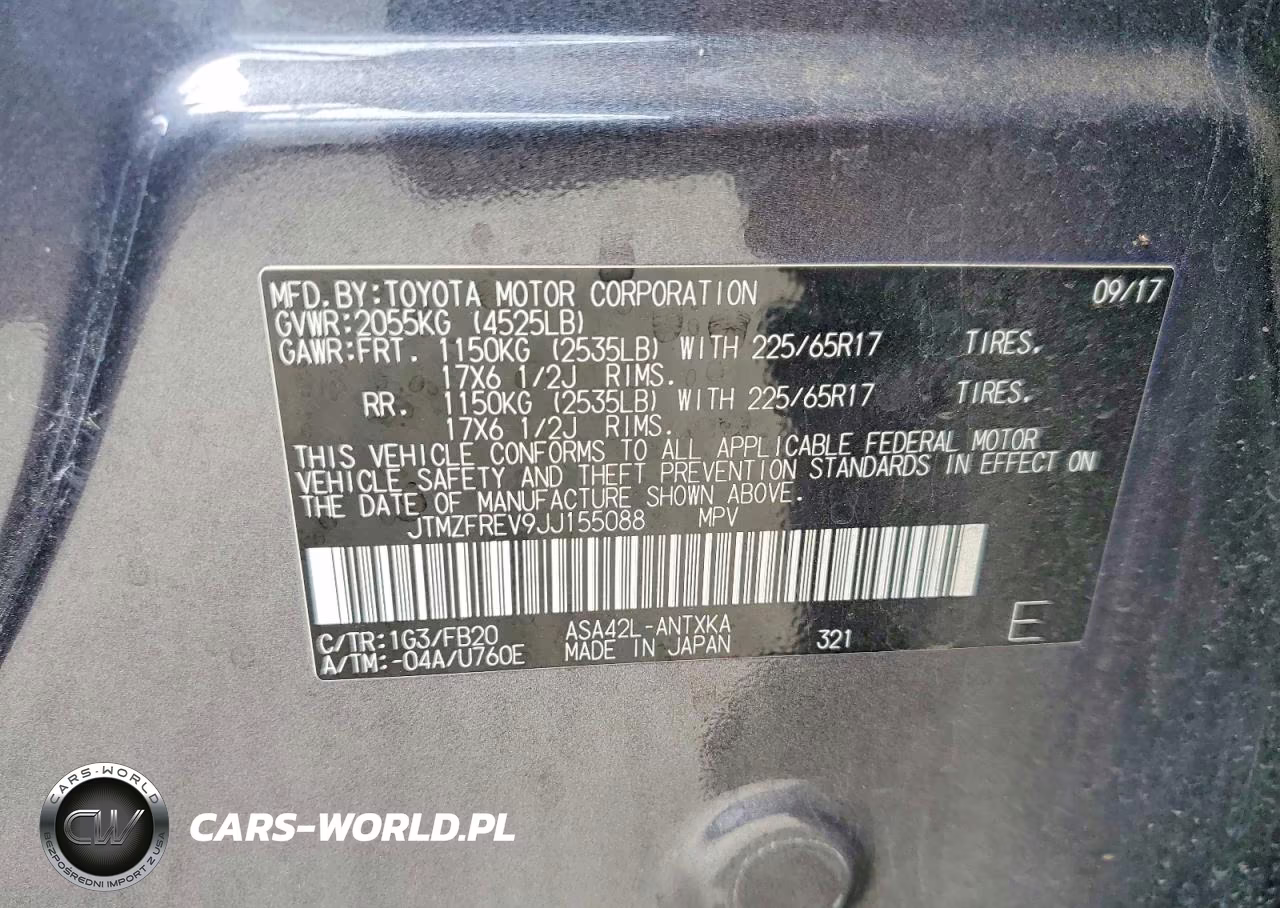 2018 Toyota Rav4 Le VIN:JTMZFREV9JJ155088 - 13