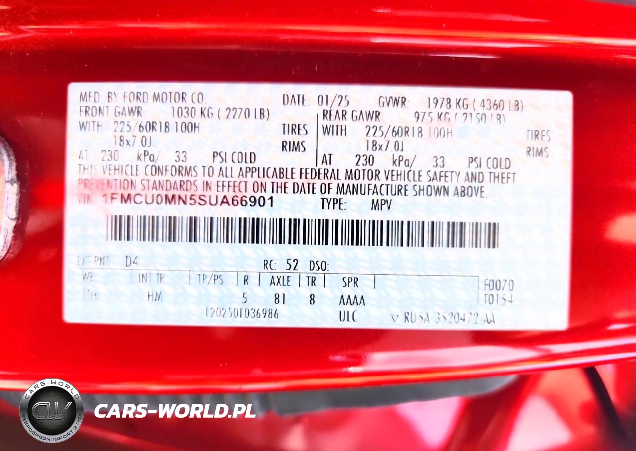 2025 Ford Escape St Line VIN:1FMCU0MN5SUA66901 - 14