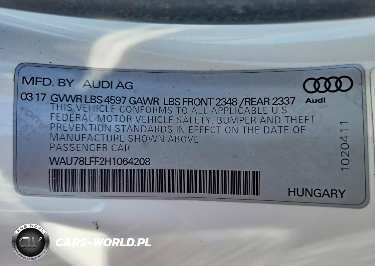 2017 Audi A3 Premium VIN:WAU78LFF2H1064208 - 12