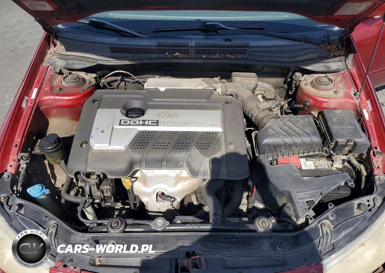 2004 Kia Spectra Lx VIN:KNAFE122745036905 - 11
