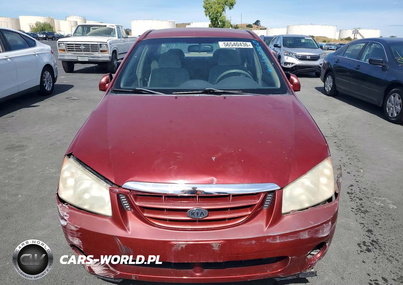 2004 Kia Spectra Lx VIN:KNAFE122745036905 - 5