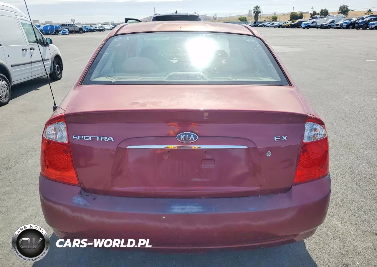 2004 Kia Spectra Lx VIN:KNAFE122745036905 - 6