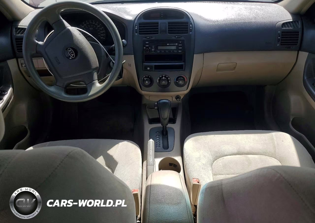 2004 Kia Spectra Lx VIN:KNAFE122745036905 - 8
