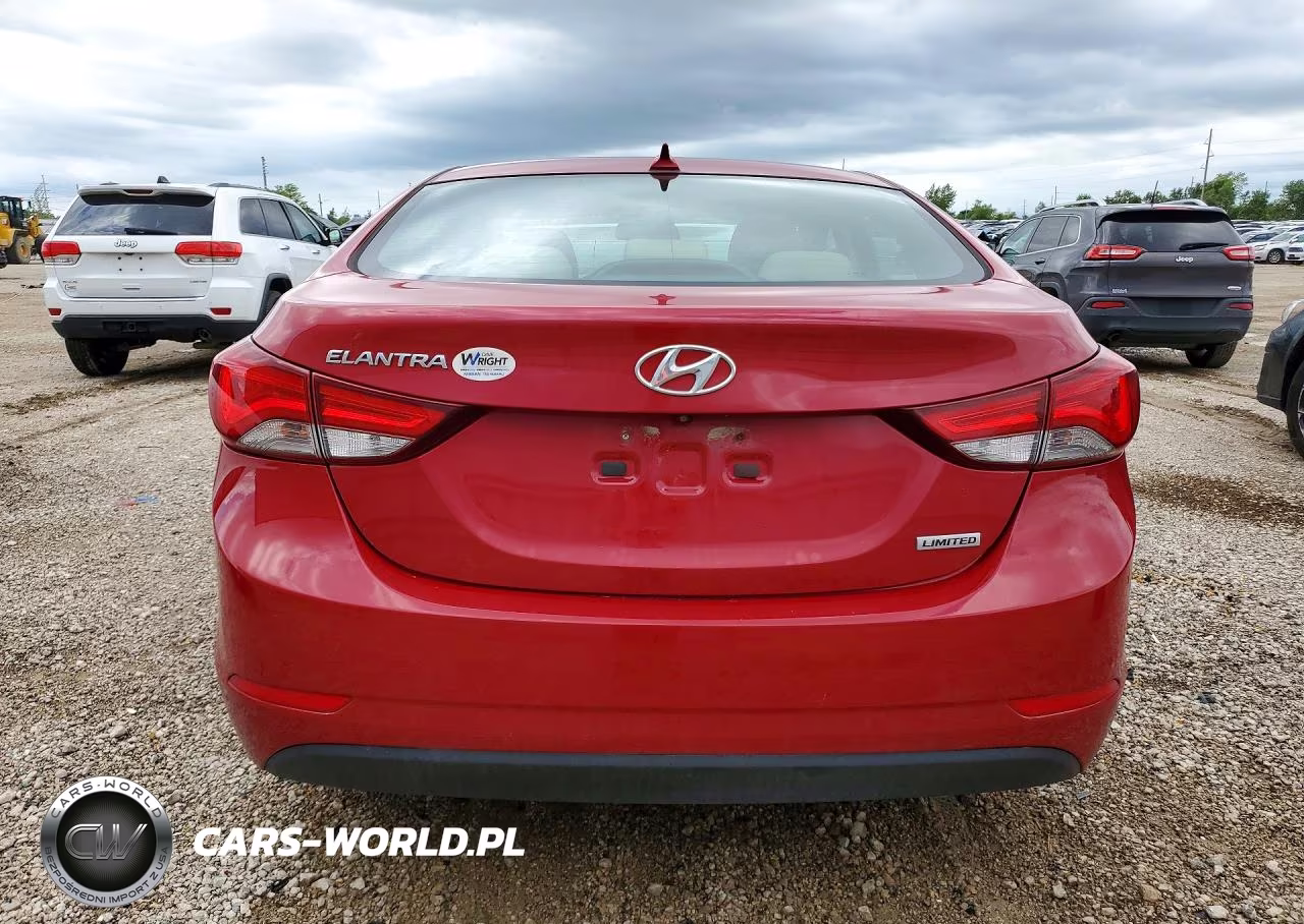 2015 Hyundai Elantra Limited VIN:KMHDH4AE0FU393703 - 6