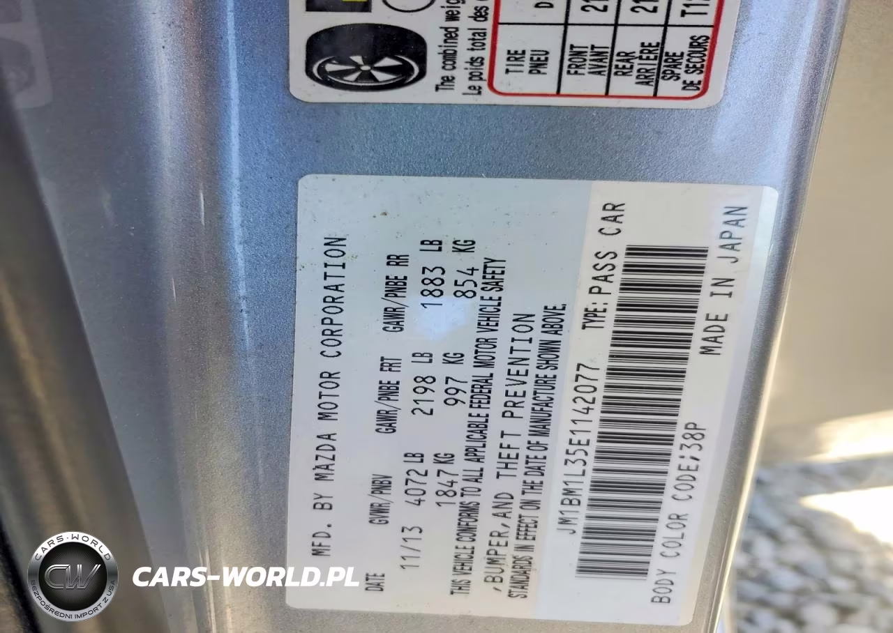 2014 Mazda 3 Touring VIN:JM1BM1L35E1142077 - 12
