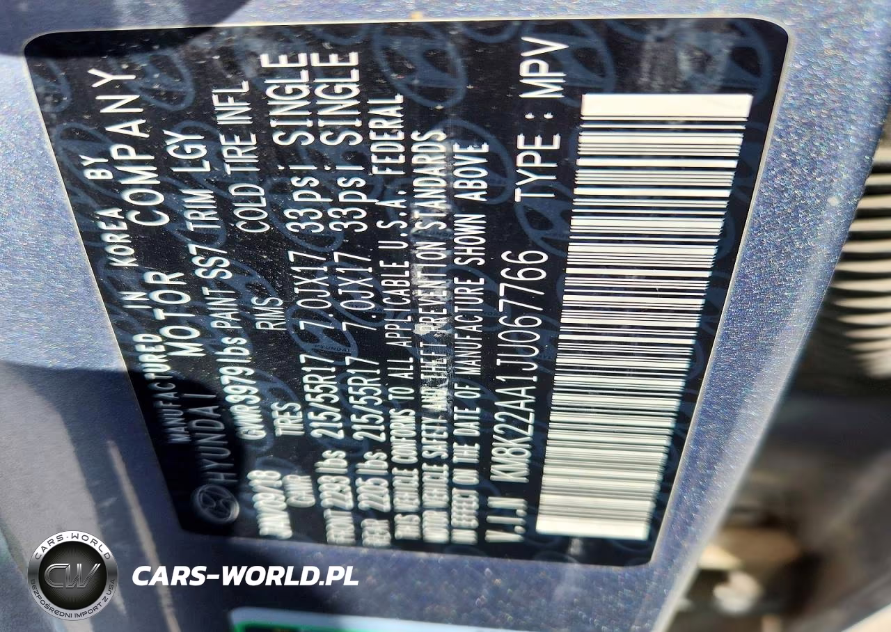 2018 Hyundai Kona Sel VIN:KM8K22AA1JU067766 - 13