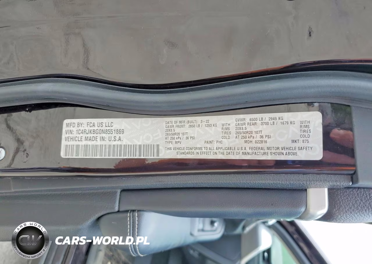 2022 Jeep Grand Cherokee L Limited VIN:1C4RJKBG0N8551869 - 13