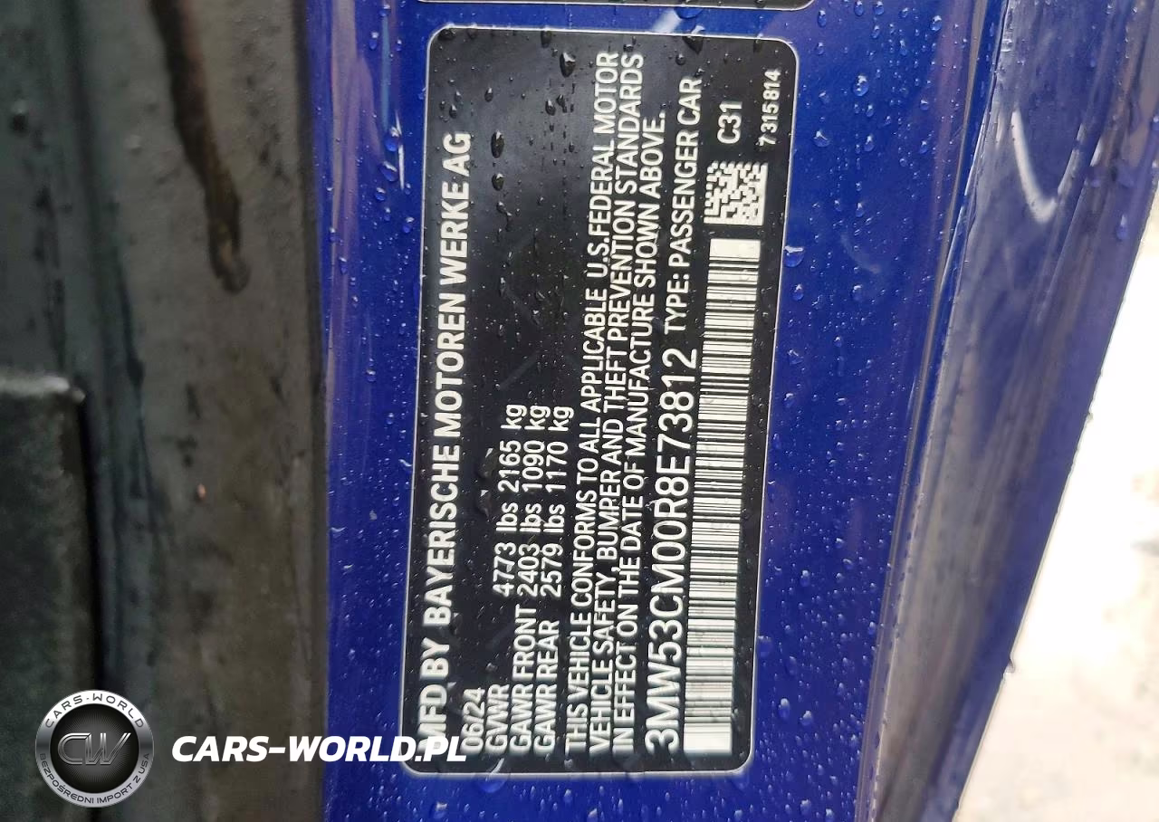 2024 BMW M240Xi VIN:3MW53CM00R8E73812 - 12