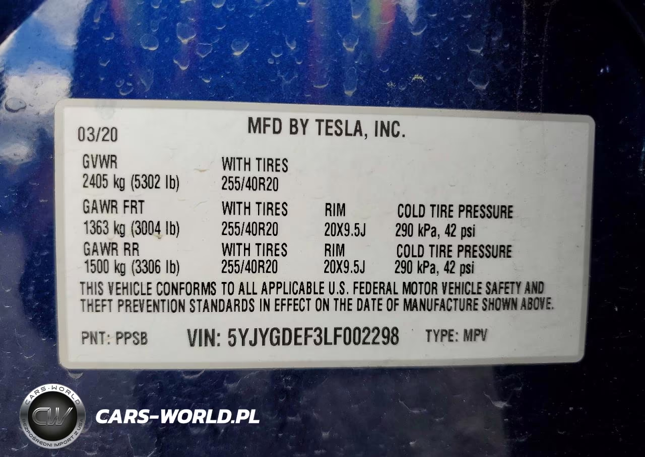 2020 Tesla Model Y VIN:5YJYGDEF3LF002298 - 13