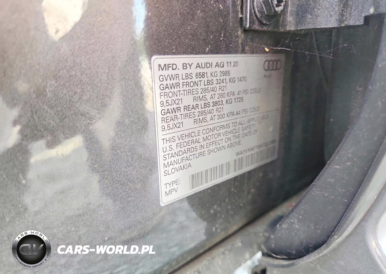2021 Audi Q7 Prestige VIN:WA1VXAF70MD022908 - 13