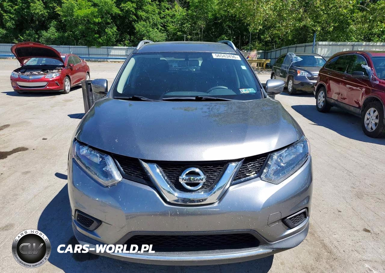 2016 Nissan Rogue Sv VIN:KNMAT2MT5GP729849 - 5