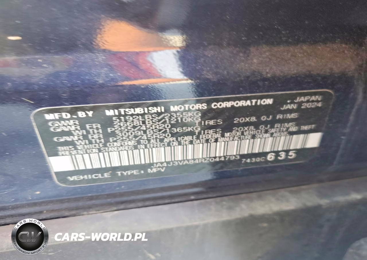 2024 Mitsubishi Outlander Se VIN:JA4J3VA84RZ044793 - 13