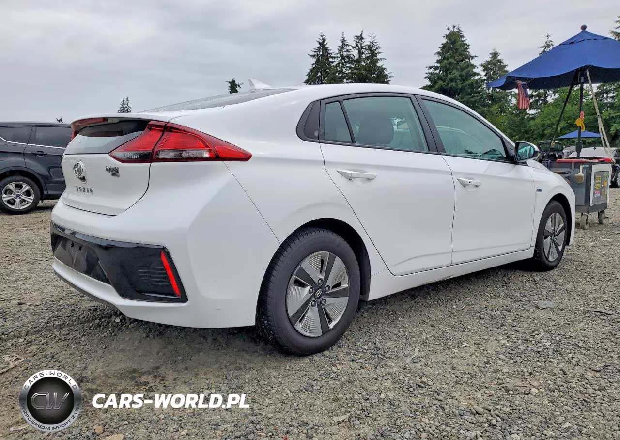 2017 Hyundai Ioniq Blue VIN:KMHC65LC2HU031295 - 3
