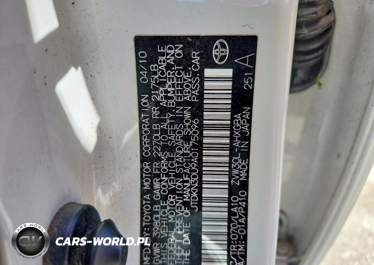 2010 Toyota Prius Iv VIN:JTDKN3DU9A0175096 - 12