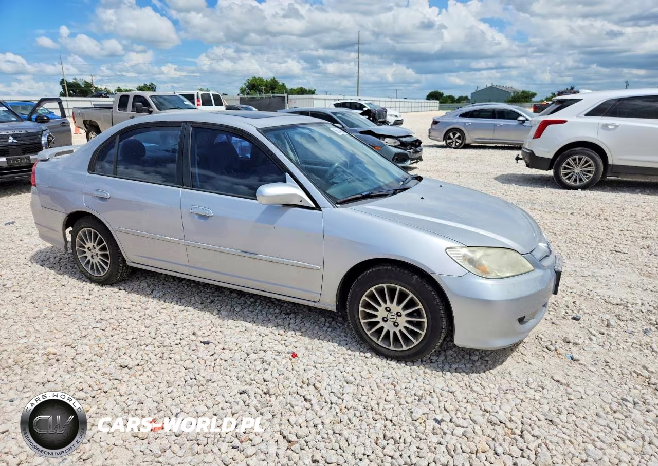 2005 Honda Civic Ex VIN:1HGES26705L006789 - 4