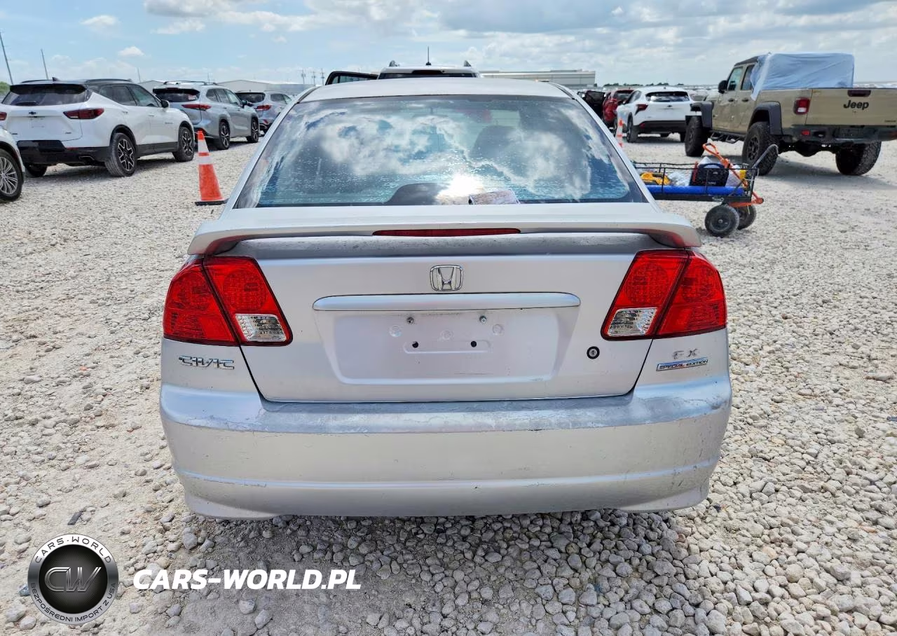 2005 Honda Civic Ex VIN:1HGES26705L006789 - 6