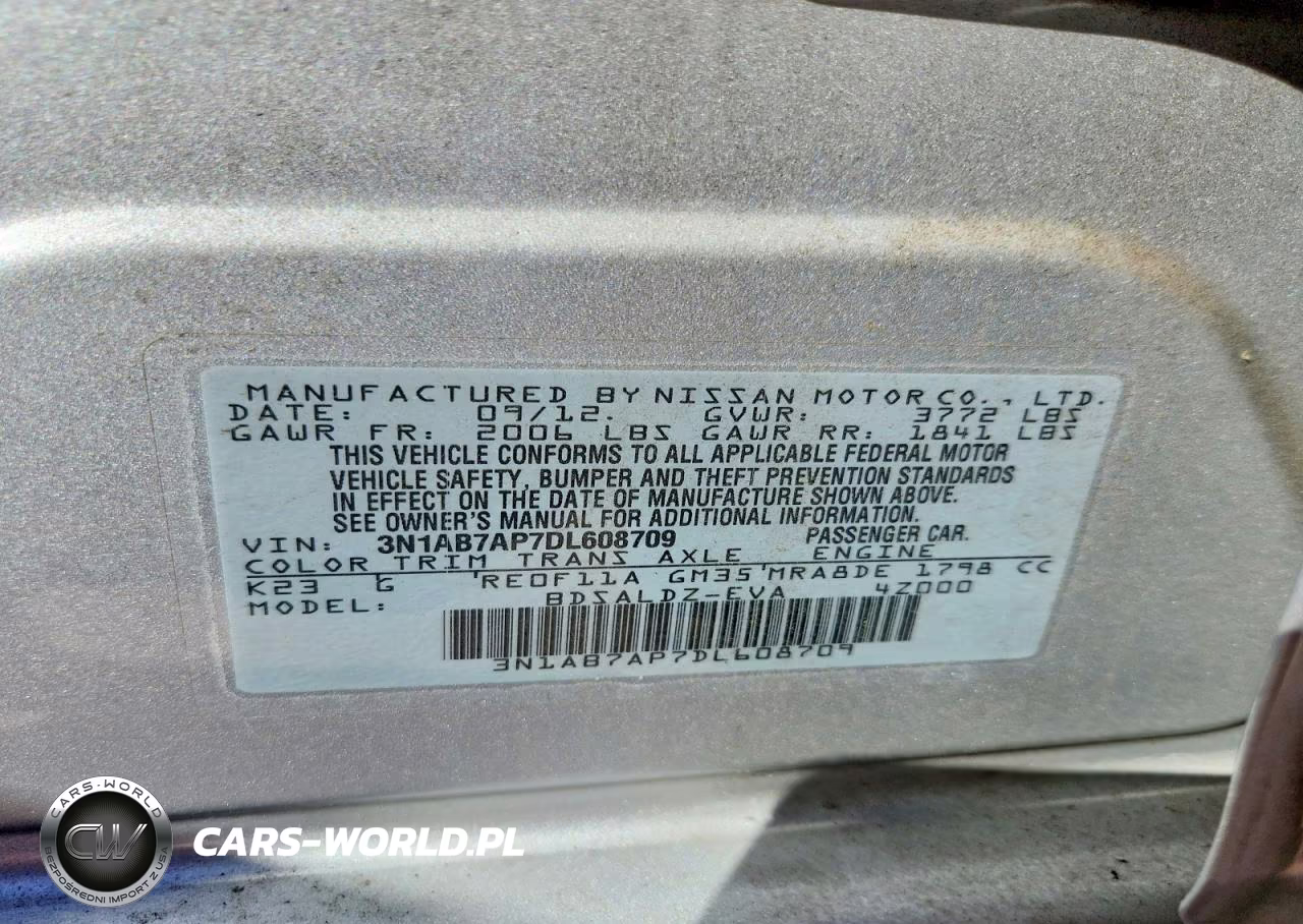 2013 Nissan Sentra S VIN:3N1AB7AP7DL608709 - 13