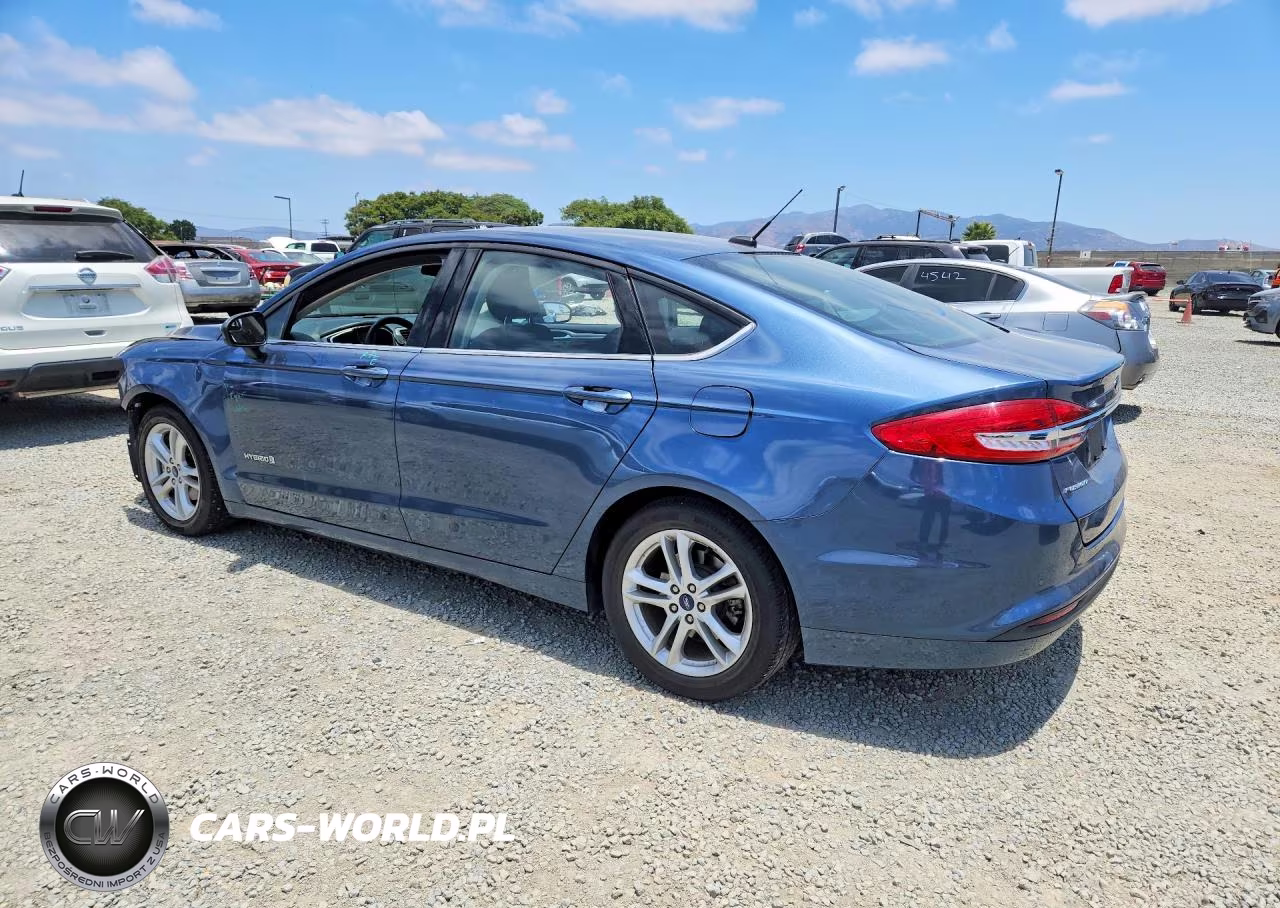 2018 Ford Fusion Se Hybrid VIN:3FA6P0LUXJR204509 - 2