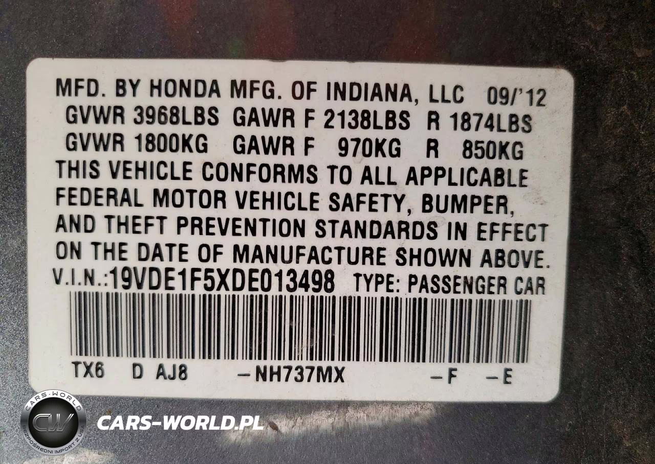 2013 Acura Ilx 20 Premium VIN:19VDE1F5XDE013498 - 12