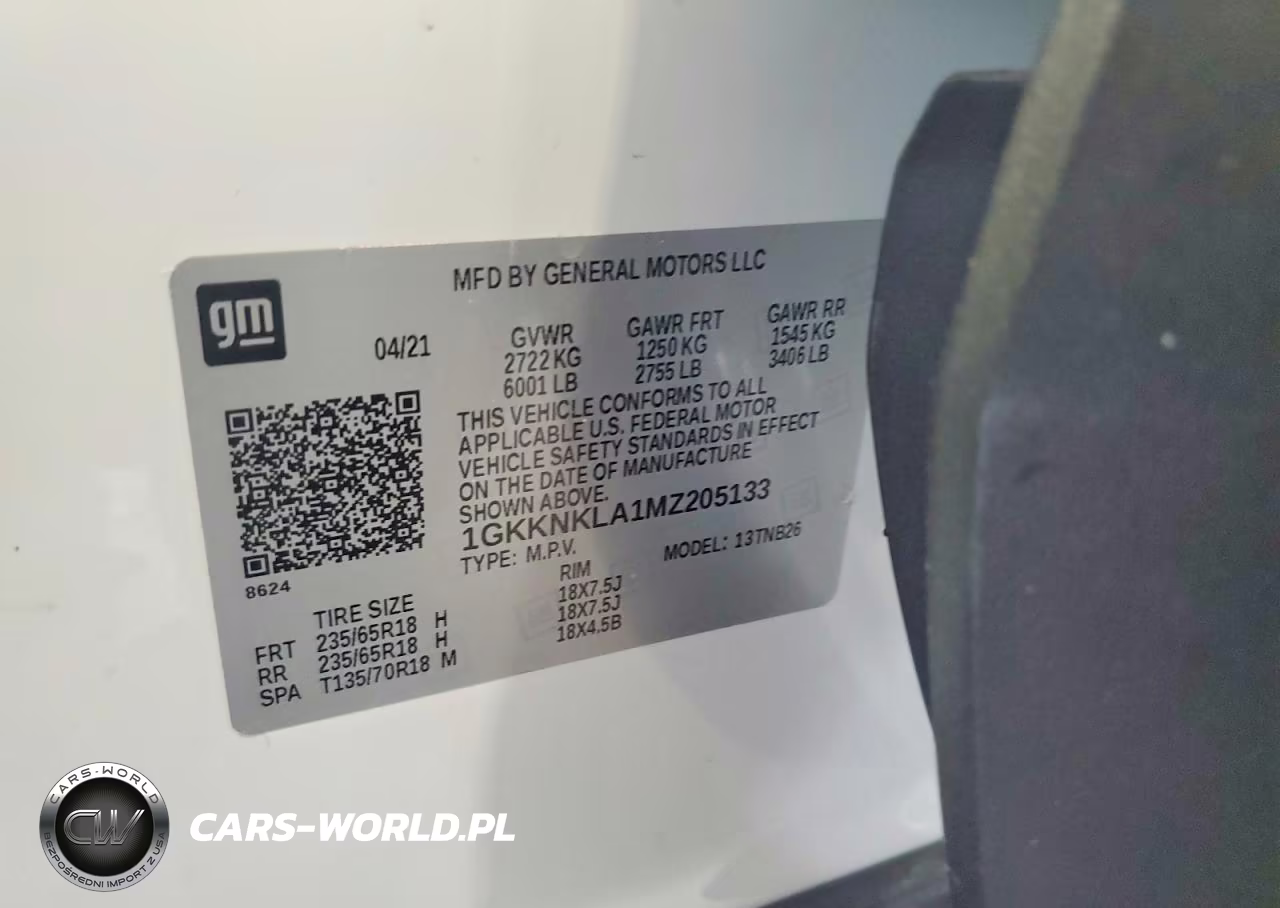 2021 GMC Acadia Sle VIN:1GKKNKLA1MZ205133 - 13