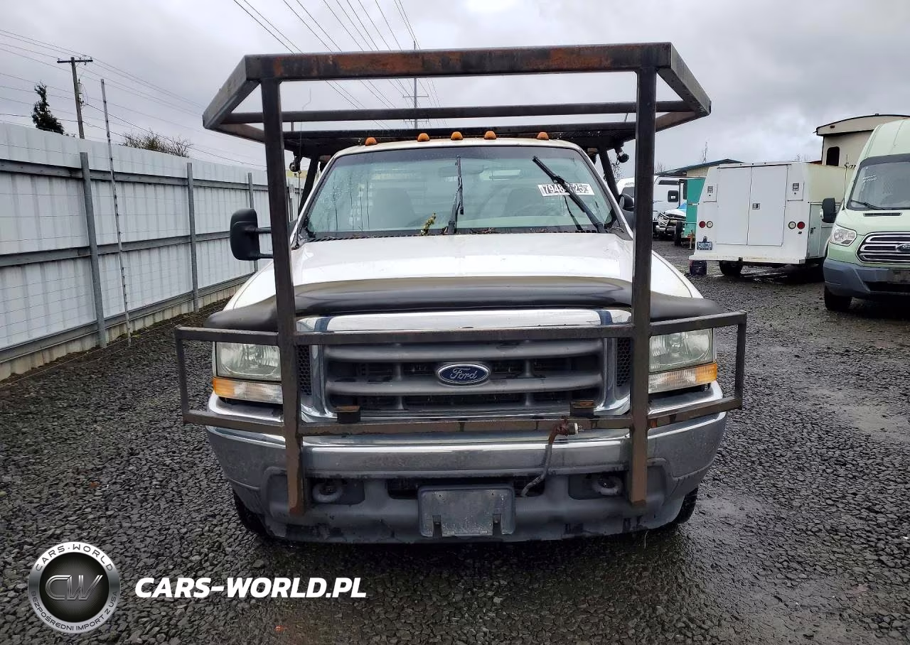 2003 Ford F350 Super Duty Flatbed Truck VIN:1FDWF36F43EA94229 - 5