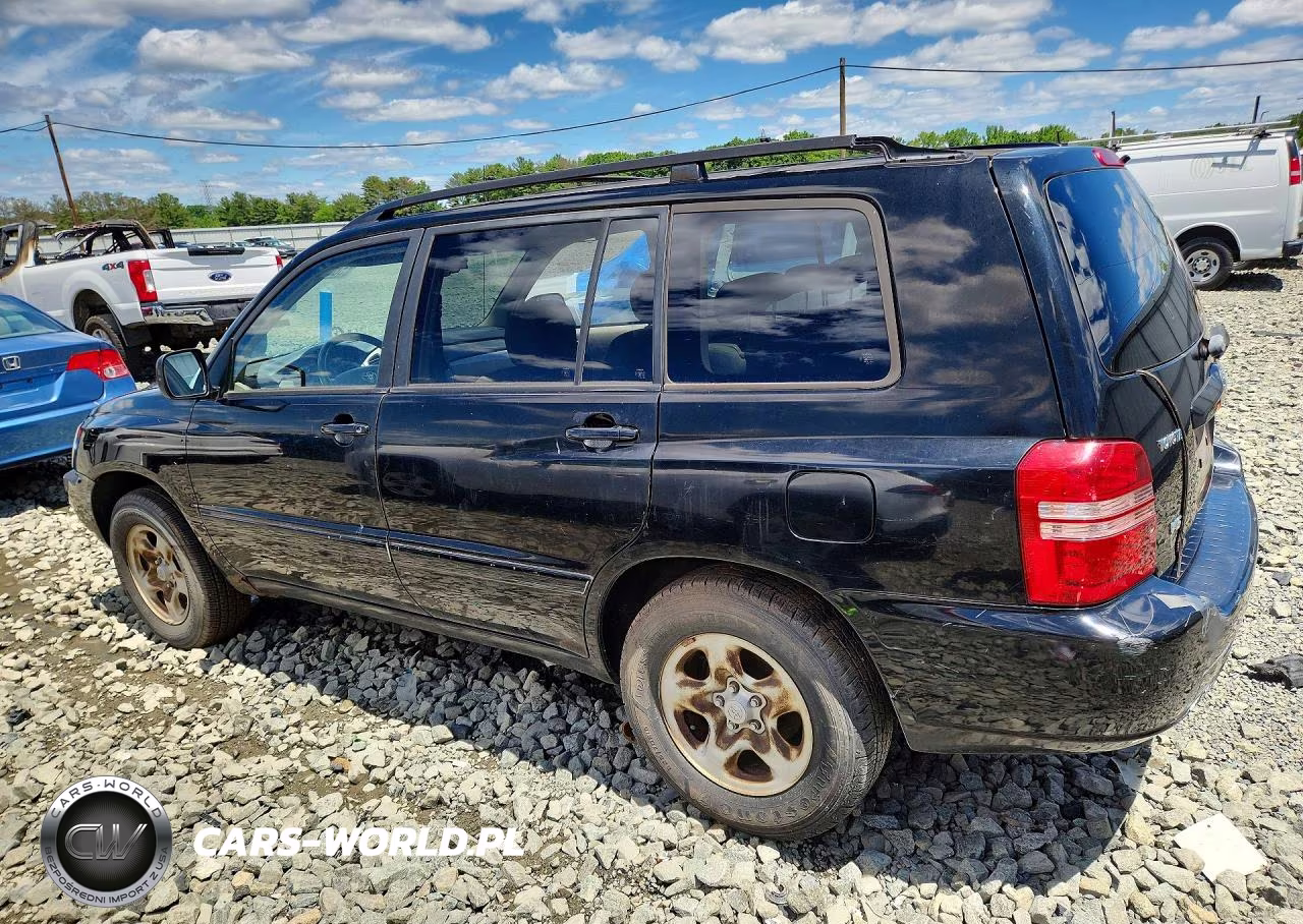2001 Toyota Highlander Base VIN:JTEGF21A010019838 - 2