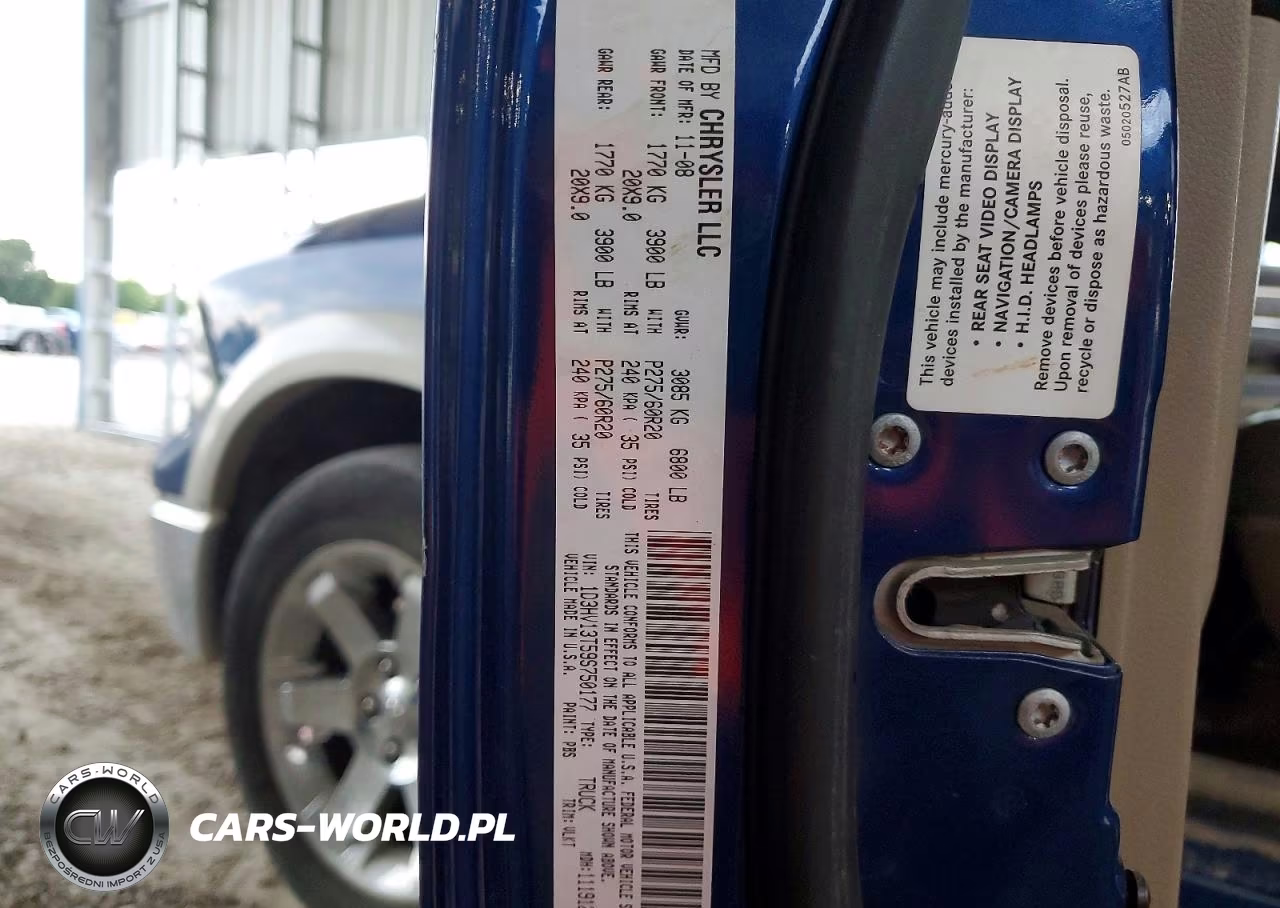 2009 Dodge Ram 1500 VIN:1D3HV13T59S750177 - 12