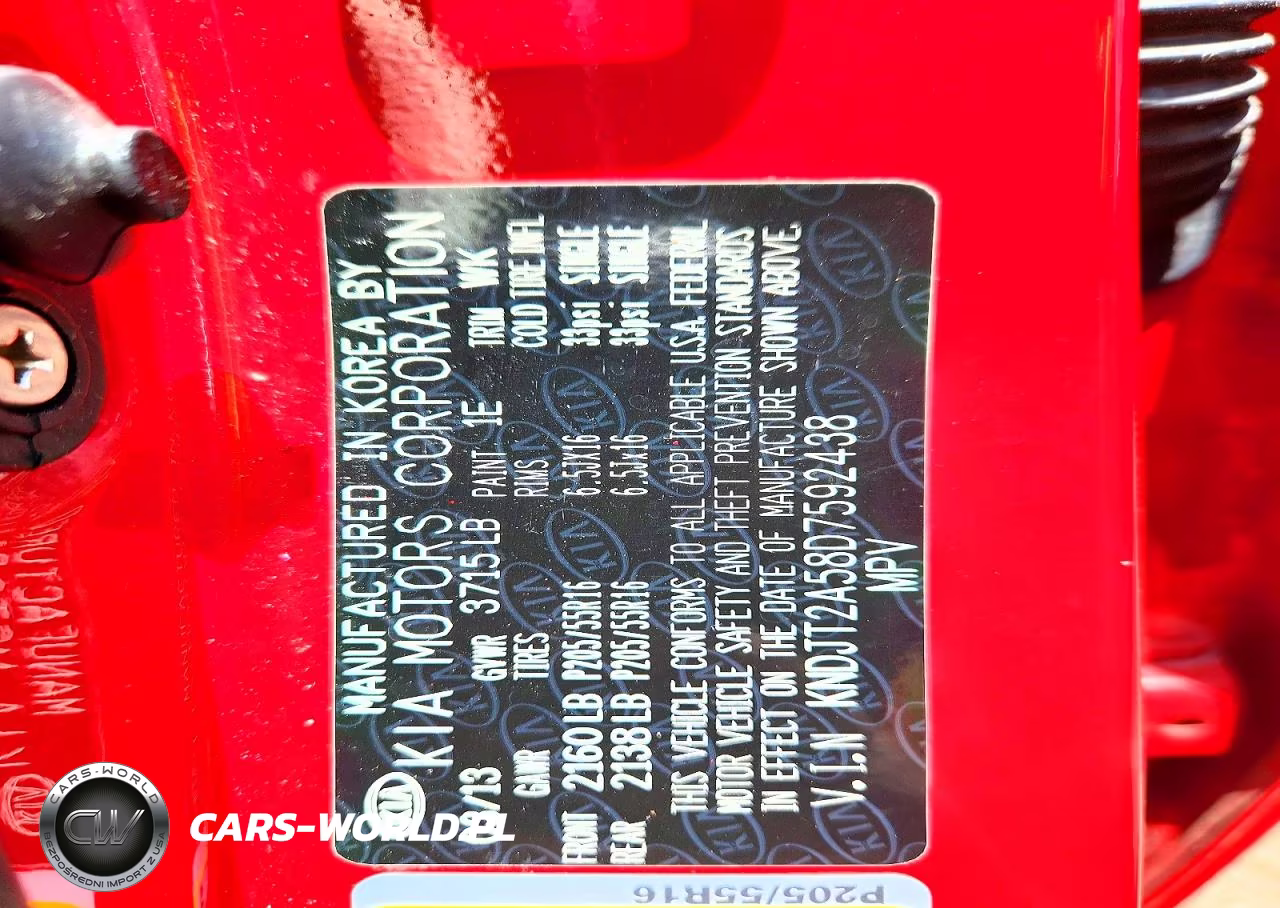 2013 Kia Soul Base VIN:KNDJT2A58D7592438 - 12