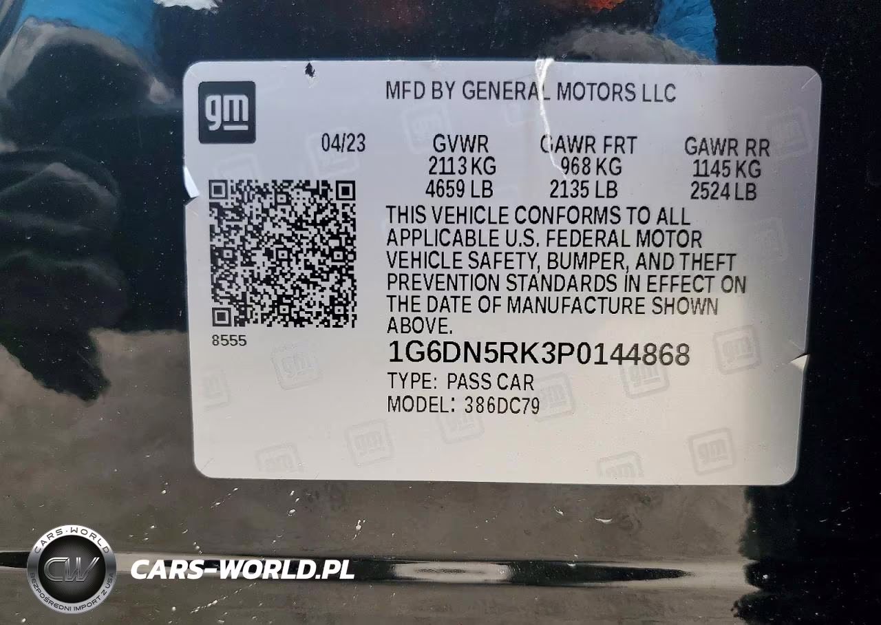 2023 Cadillac Ct5 Premium Luxury VIN:1G6DN5RK3P0144868 - 14