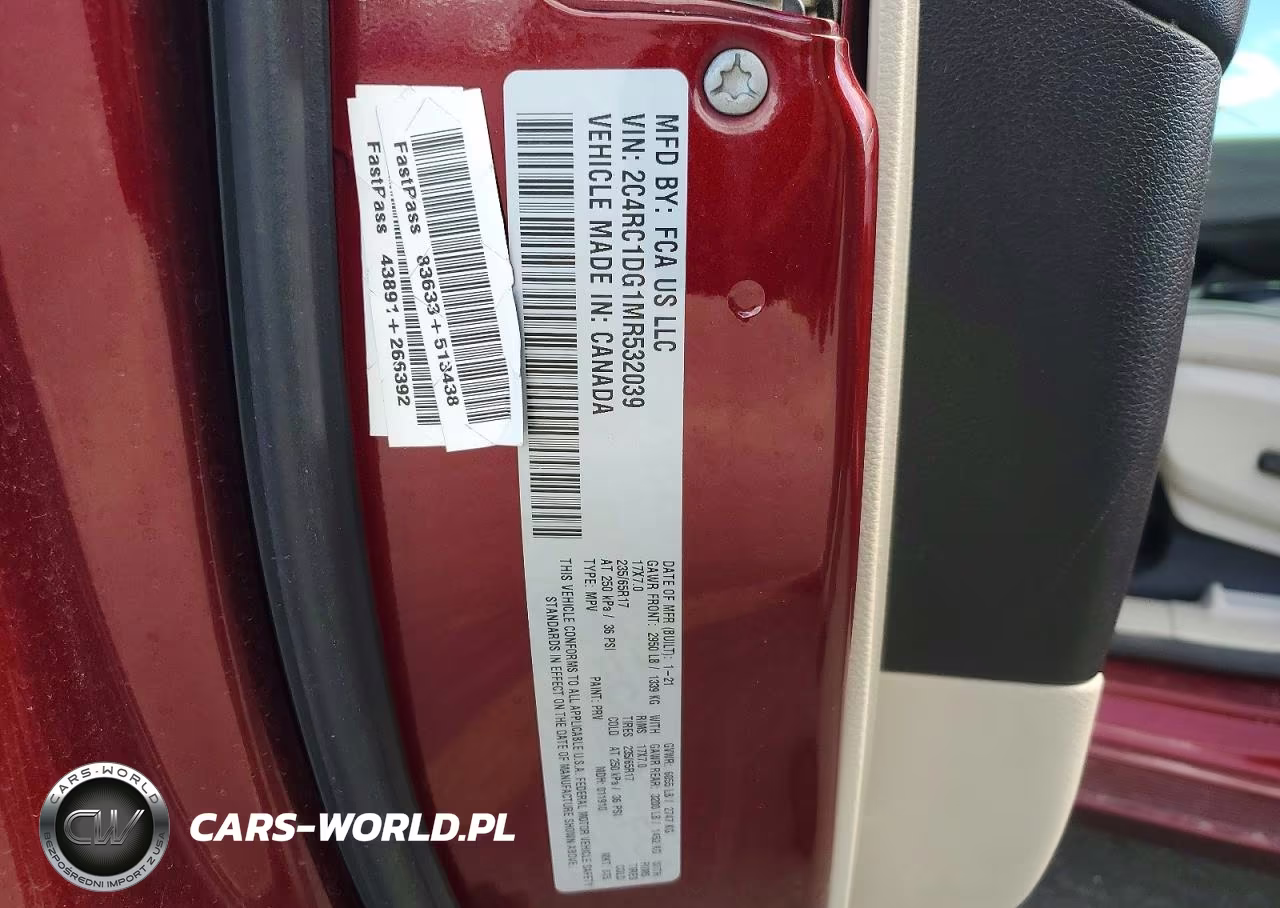 2021 Chrysler Voyager Lxi VIN:2C4RC1DG1MR532039 - 13