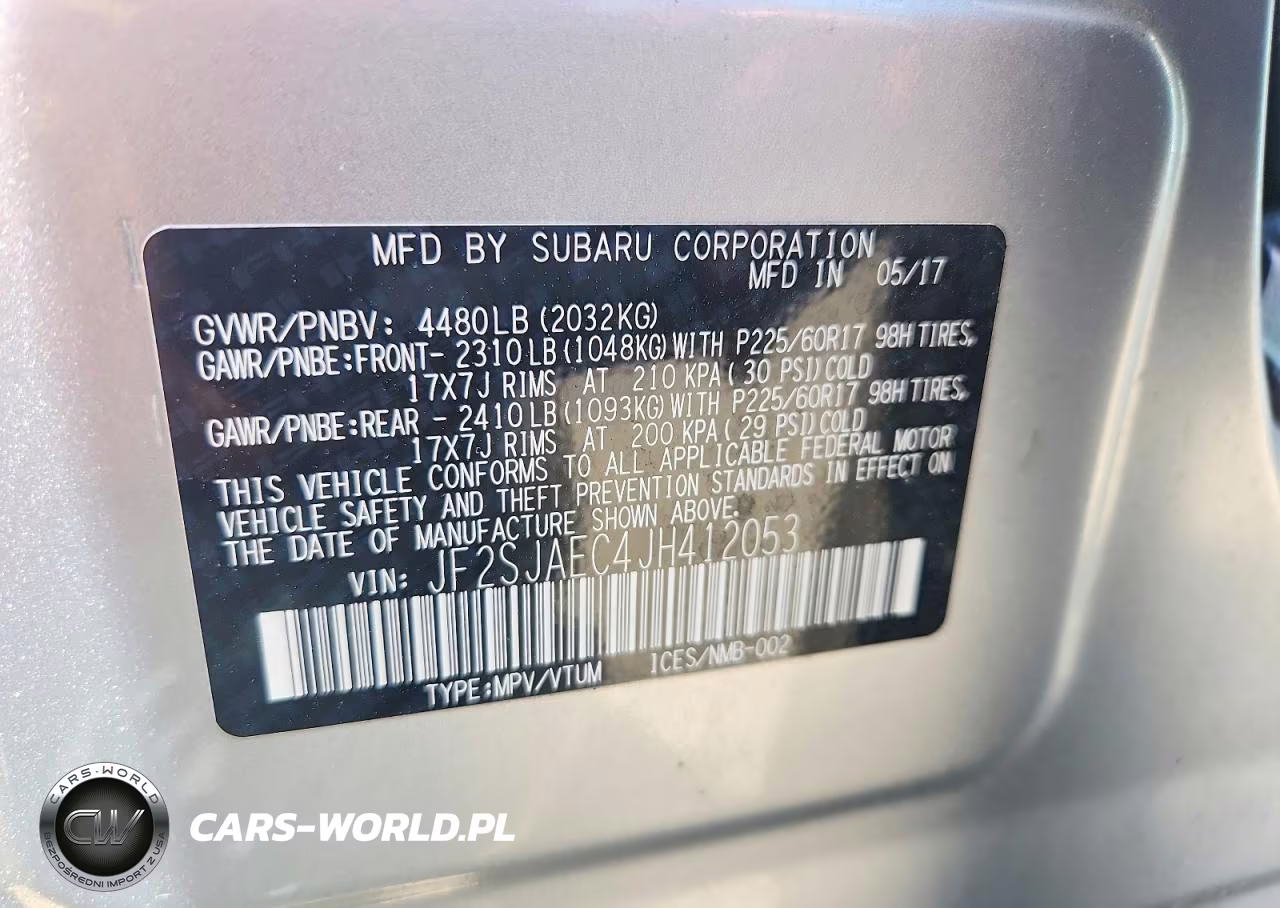 2018 Subaru Forester 2.5I Premium VIN:JF2SJAEC4JH412053 - 13