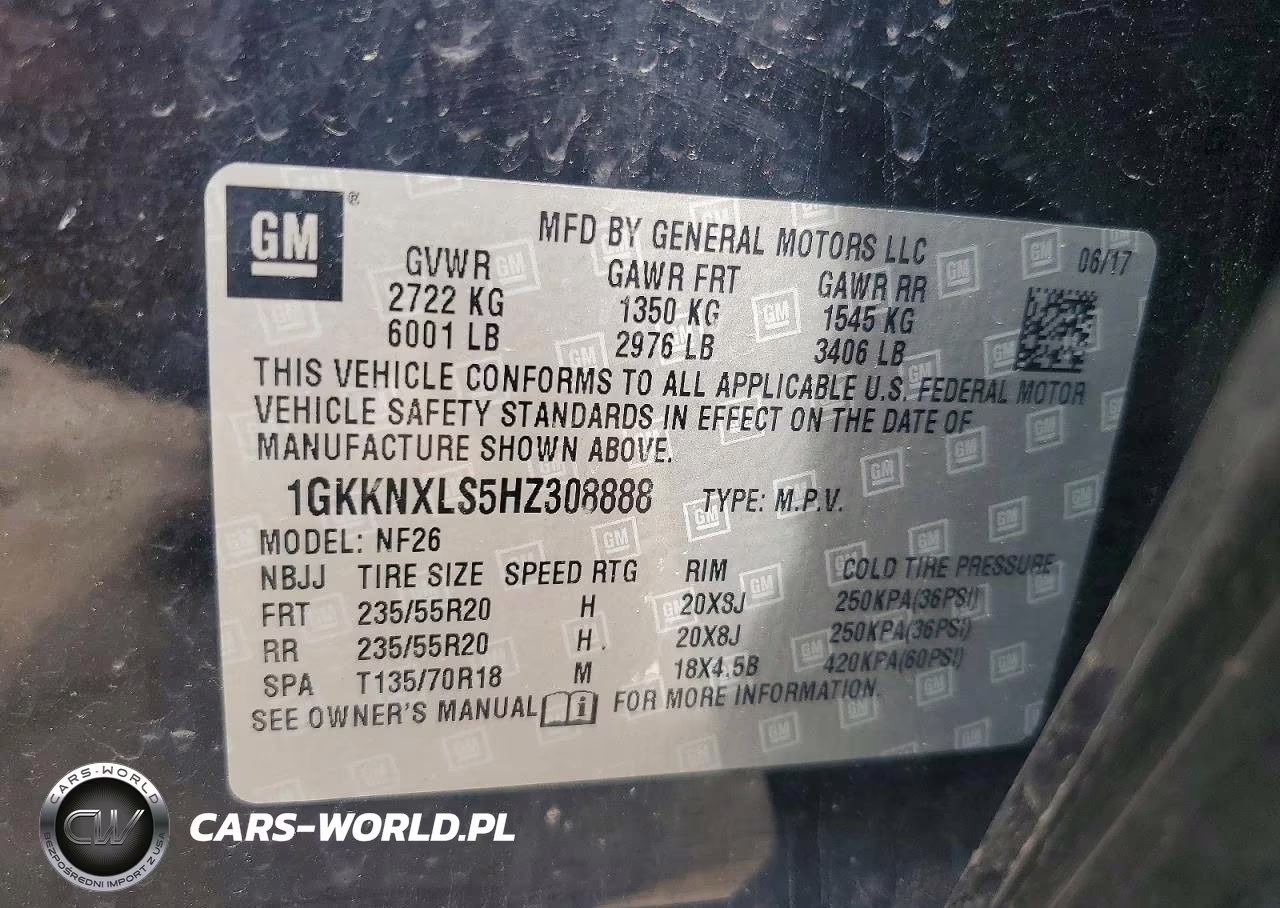 2017 GMC Acadia Denali VIN:1GKKNXLS5HZ308888 - 14