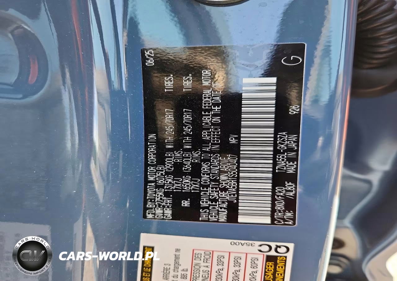 2025 Toyota 4Runner Sr5 VIN:JTEVA5BR1S5040407 - 14