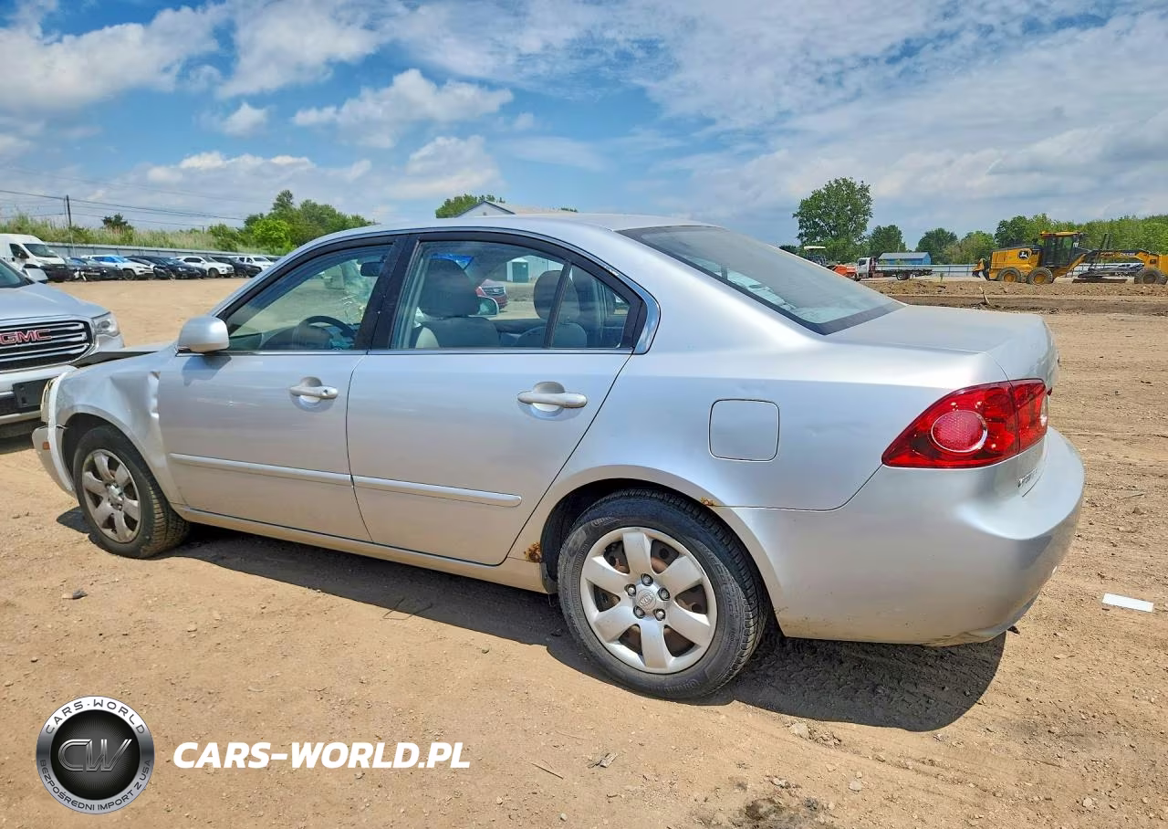 2007 Kia Optima Lx VIN:KNAGE123775158181 - 2