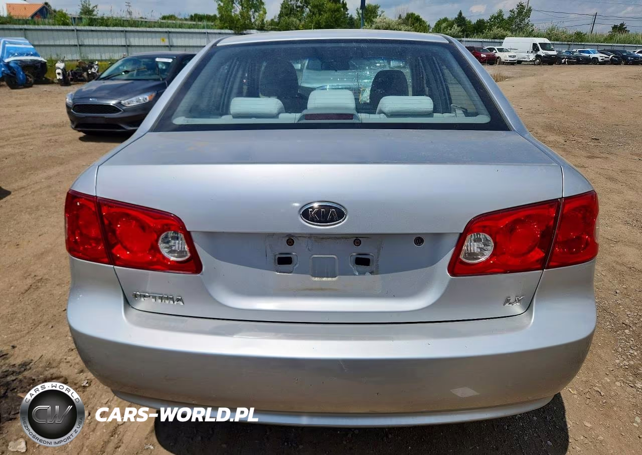 2007 Kia Optima Lx VIN:KNAGE123775158181 - 6