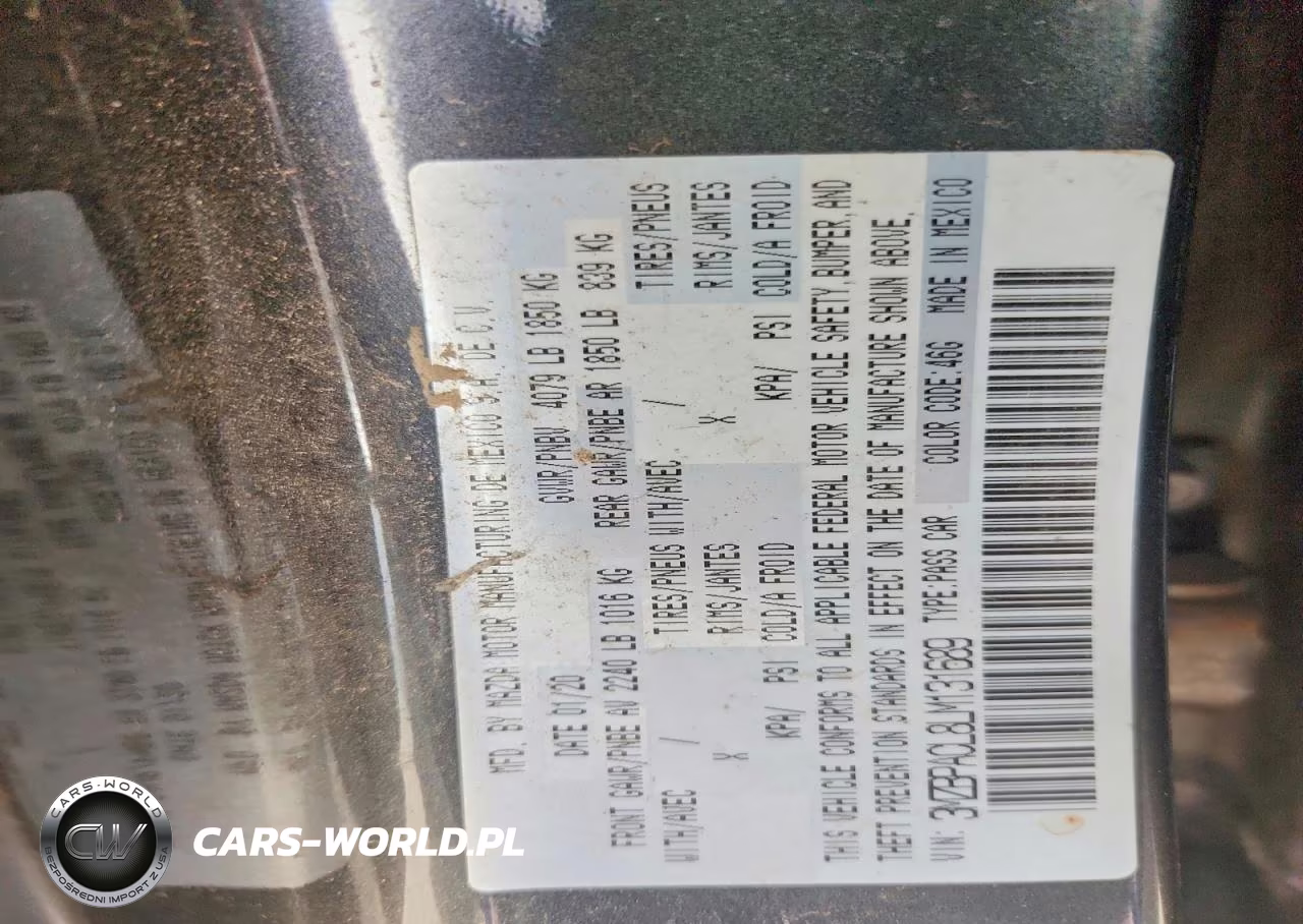 2020 Mazda 3 Select VIN:3MZBPACL8LM131689 - 12