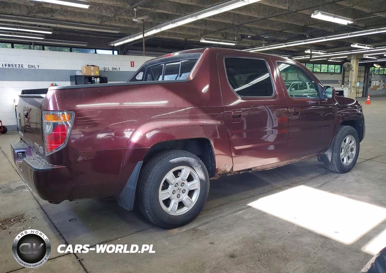 2007 Honda Ridgeline Rtl VIN:2HJYK16547H524663 - 3