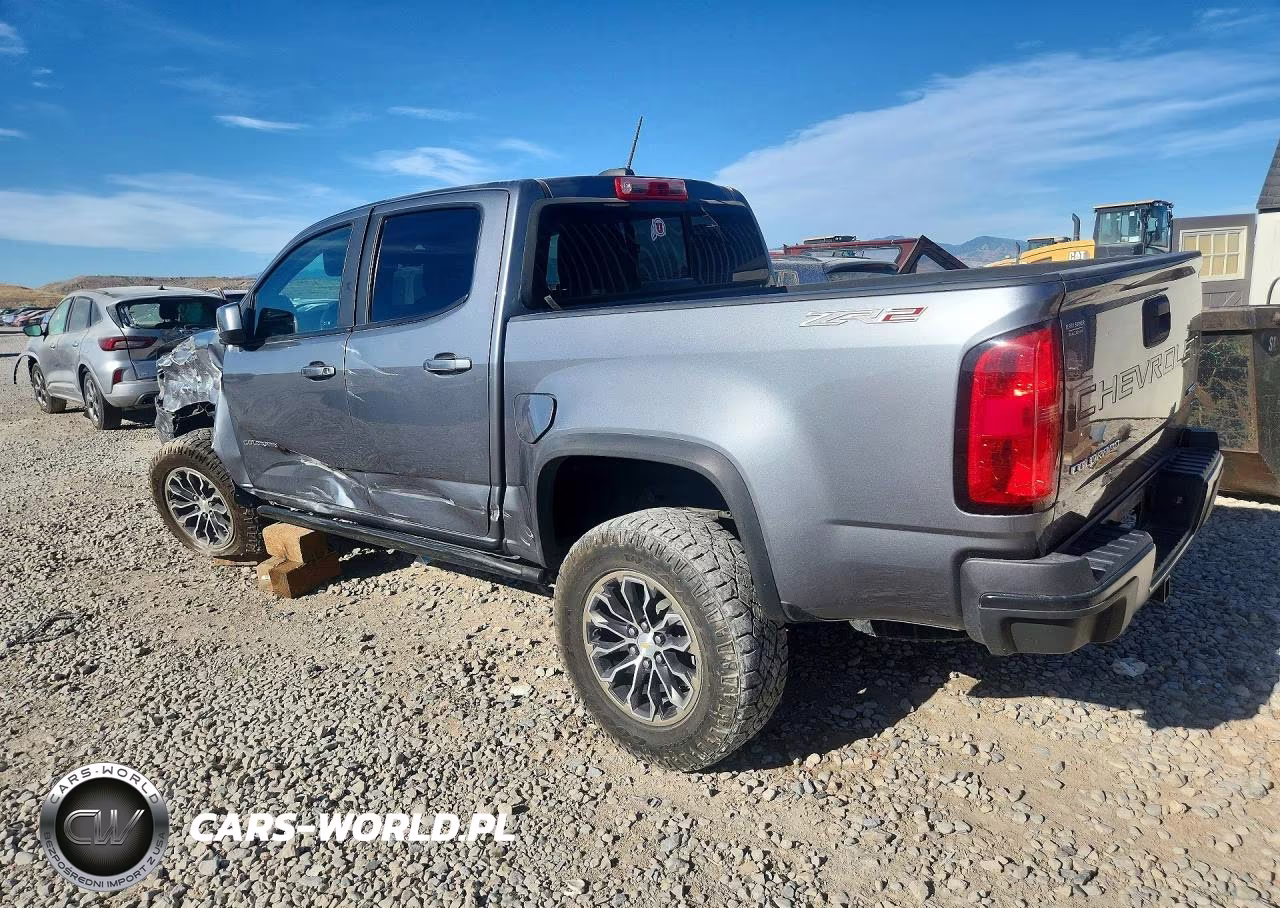2021 Chevrolet Colorado Zr2 VIN:1GCGTEEN5M1255279 - 2