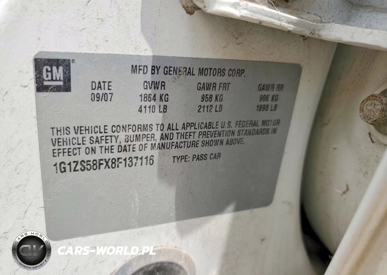 2008 Chevrolet Malibu Ls VIN:1G1ZS58FX8F137116 - 12