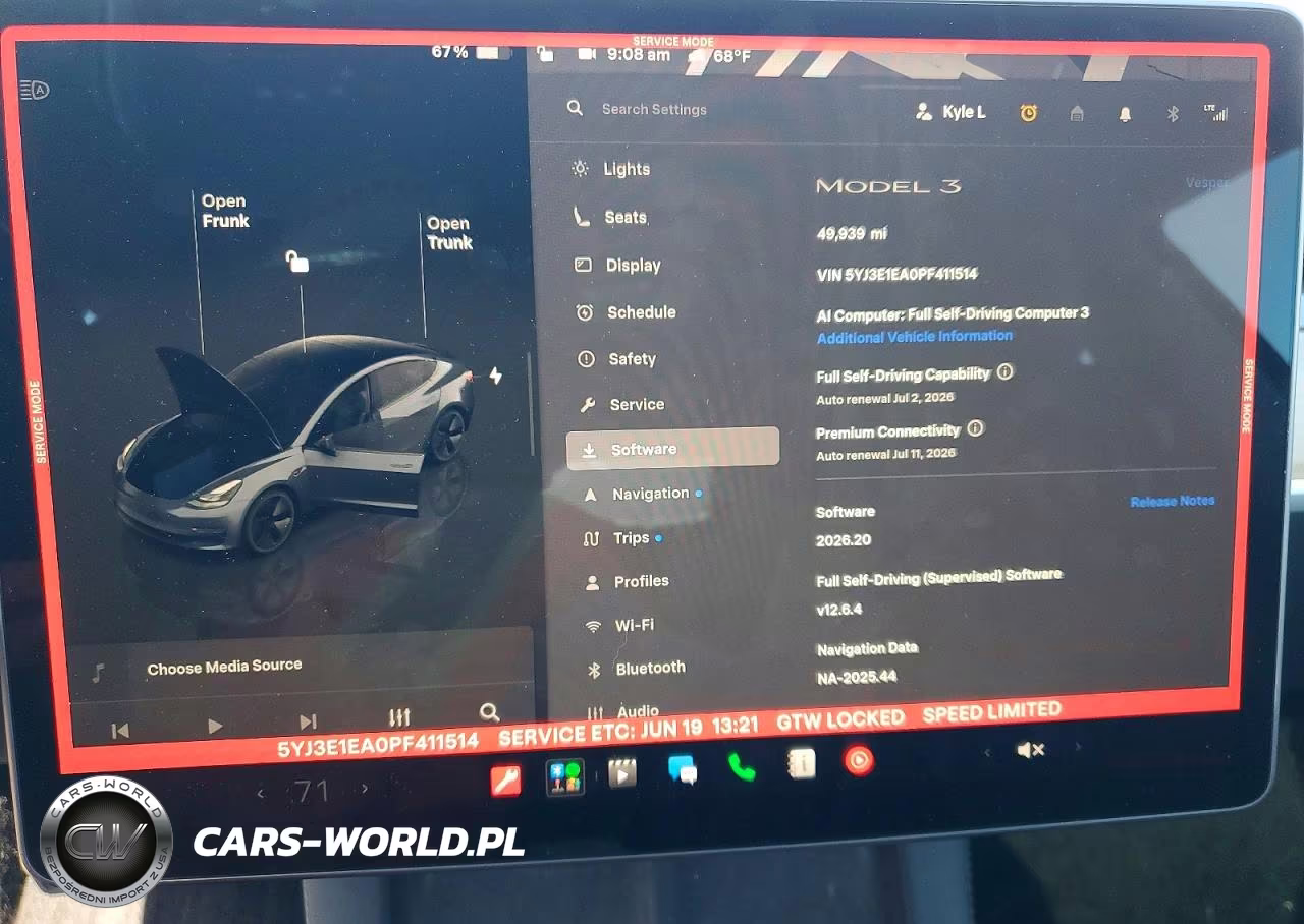 2023 Tesla Model 3 VIN:5YJ3E1EA0PF411514 - 9