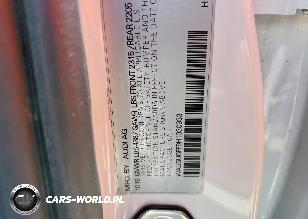 2017 Audi A3 Premium Plus VIN:WAUGUGFF9H1030933 - 12