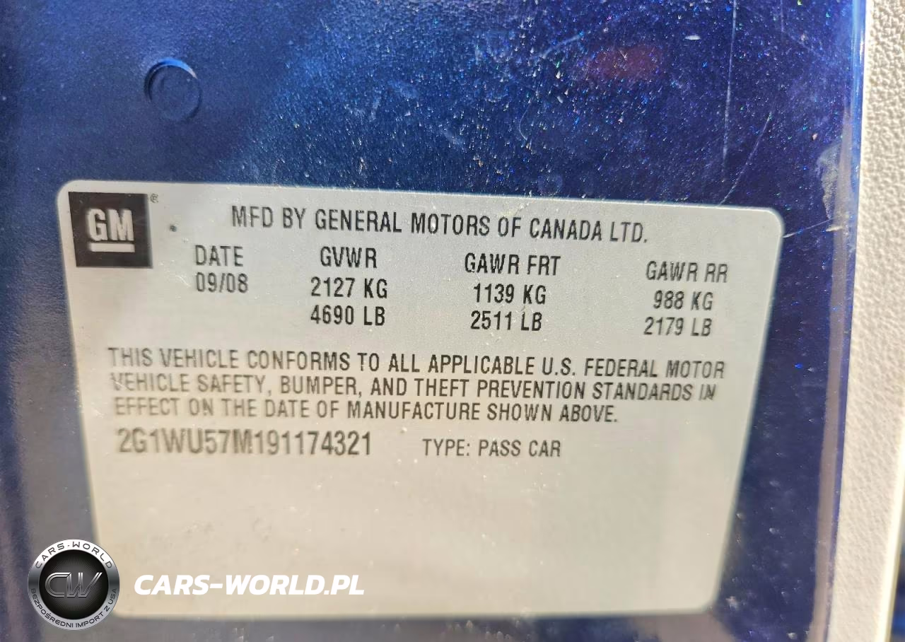 2009 Chevrolet Impala Ltz VIN:2G1WU57M191174321 - 12