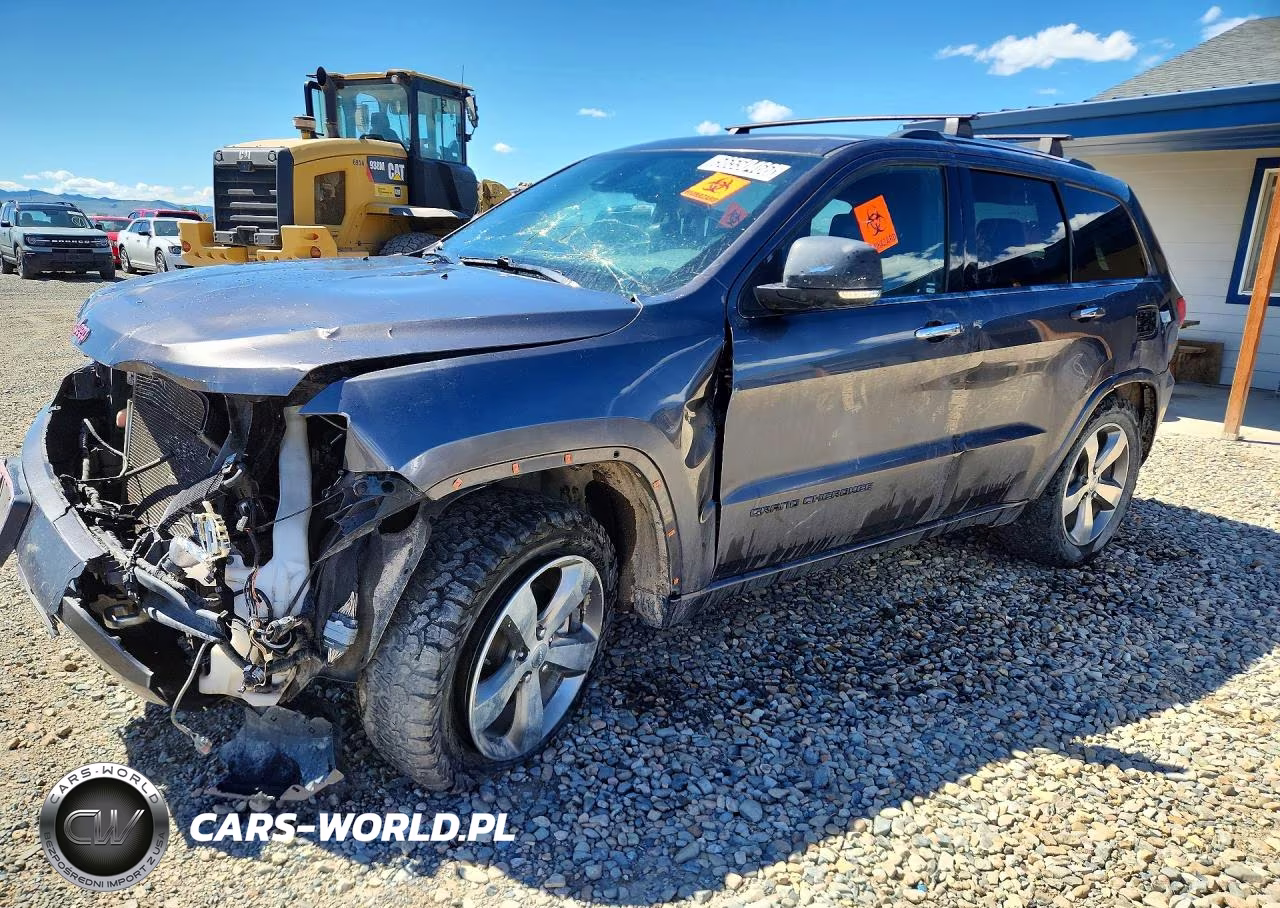 2014 Jeep Grand Cherokee Overland VIN:1C4RJFCG5EC519227 - 1