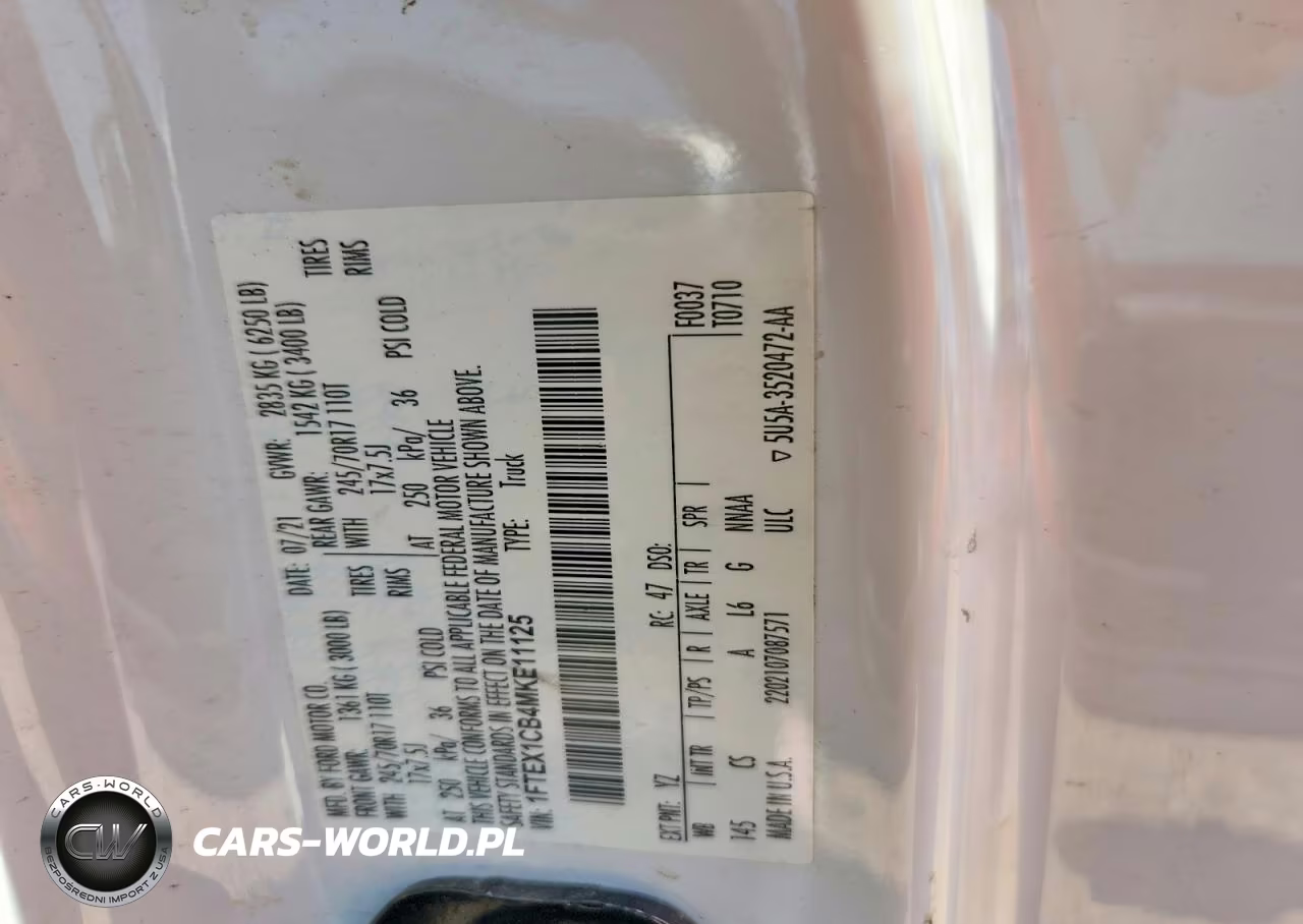 2021 Ford F150 Super Cab VIN:1FTEX1CB4MKE11125 - 12