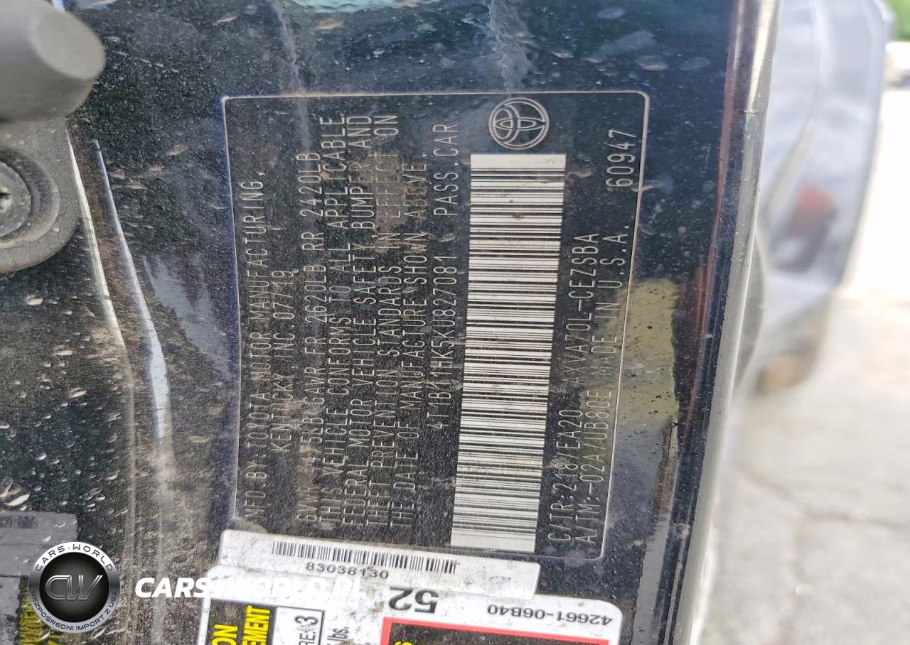 2019 Toyota Camry Se VIN:4T1B11HK5KU827081 - 13