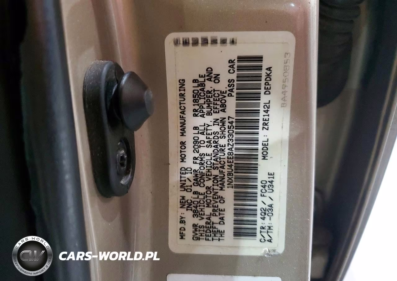 2010 Toyota Corolla Le VIN:1NXBU4EE8AZ330547 - 12